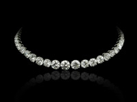 Round-diamonds-necklace